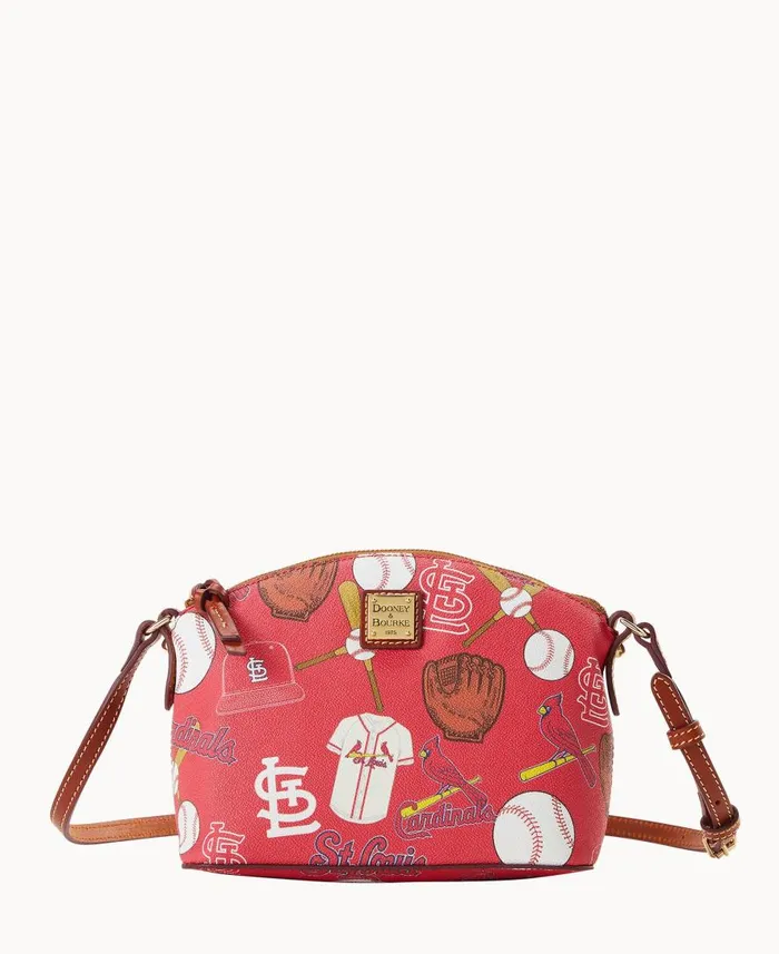 Woman MLB Cardinals Suki Crossbody Cardinals Dooney and Bourke Crossbodies