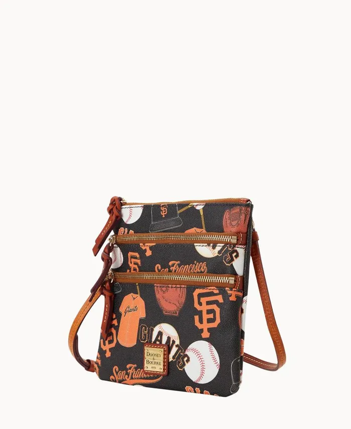 Woman MLB Giants N S Triple Zip Crossbody Giants Dooney and Bourke Crossbodies Woman MLB Giants N S Triple Zip Crossbody Giants Dooney and Bourke Crossbodies