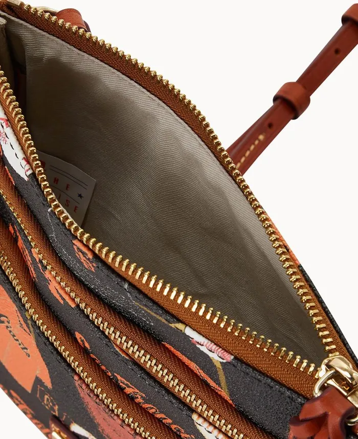 Woman MLB Giants N S Triple Zip Crossbody Giants Dooney and Bourke Crossbodies Woman MLB Giants N S Triple Zip Crossbody Giants Dooney and Bourke Crossbodies