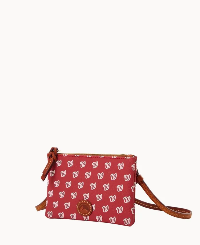 Woman MLB Nationals Top Zip Crossbody Nationals Dooney and Bourke Crossbodies Woman MLB Nationals Top Zip Crossbody Nationals Dooney and Bourke Crossbodies