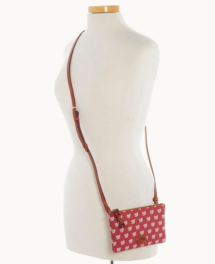 Woman MLB Nationals Top Zip Crossbody Nationals Dooney and Bourke Crossbodies Woman MLB Nationals Top Zip Crossbody Nationals Dooney and Bourke Crossbodies
