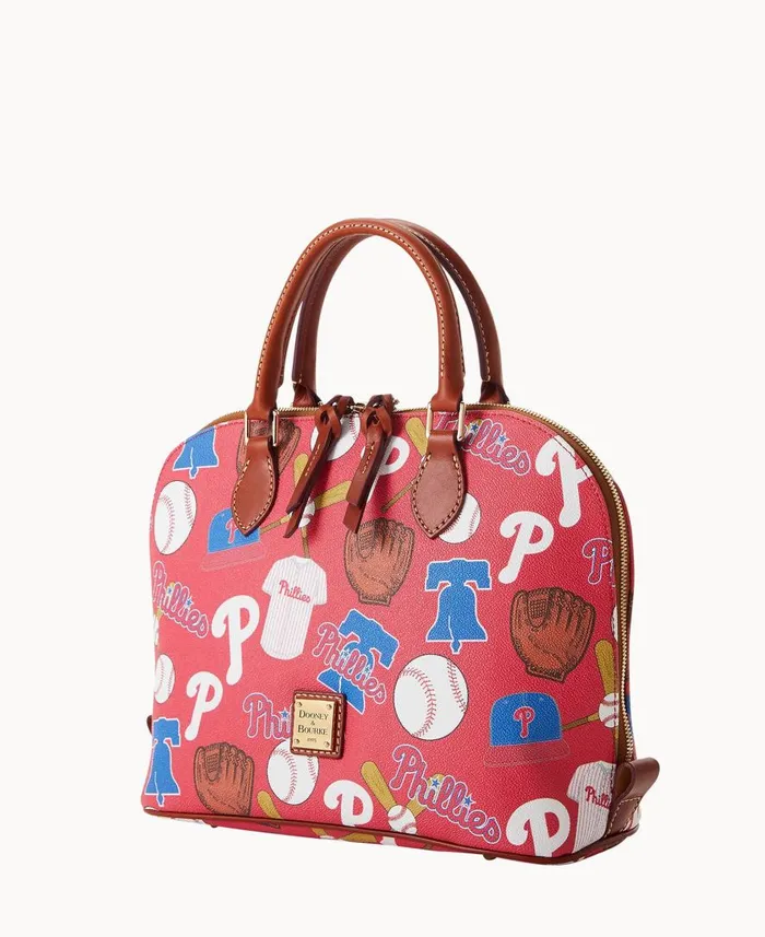 Woman MLB Phillies Zip Zip Satchel Phillies Dooney and Bourke Satchels Woman MLB Phillies Zip Zip Satchel Phillies Dooney and Bourke Satchels
