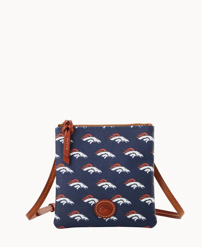 Woman NFL Broncos Small North South Top Zip Crossbody Broncos Dooney and Bourke Crossbodies Woman NFL Broncos Small North South Top Zip Crossbody Broncos Dooney and Bourke Crossbodies