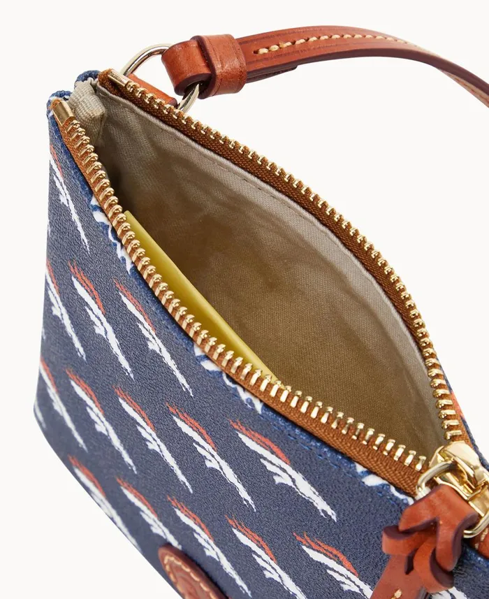 Woman NFL Broncos Small North South Top Zip Crossbody Broncos Dooney and Bourke Crossbodies Woman NFL Broncos Small North South Top Zip Crossbody Broncos Dooney and Bourke Crossbodies