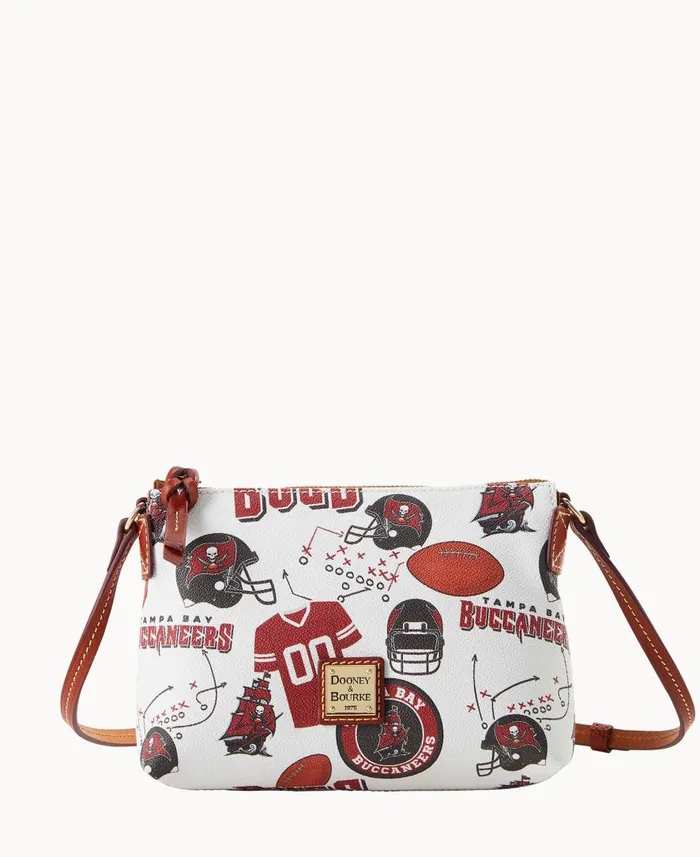 Woman NFL Buccaneers Crossbody Pouchette Buccaneers Dooney and Bourke Crossbodies
