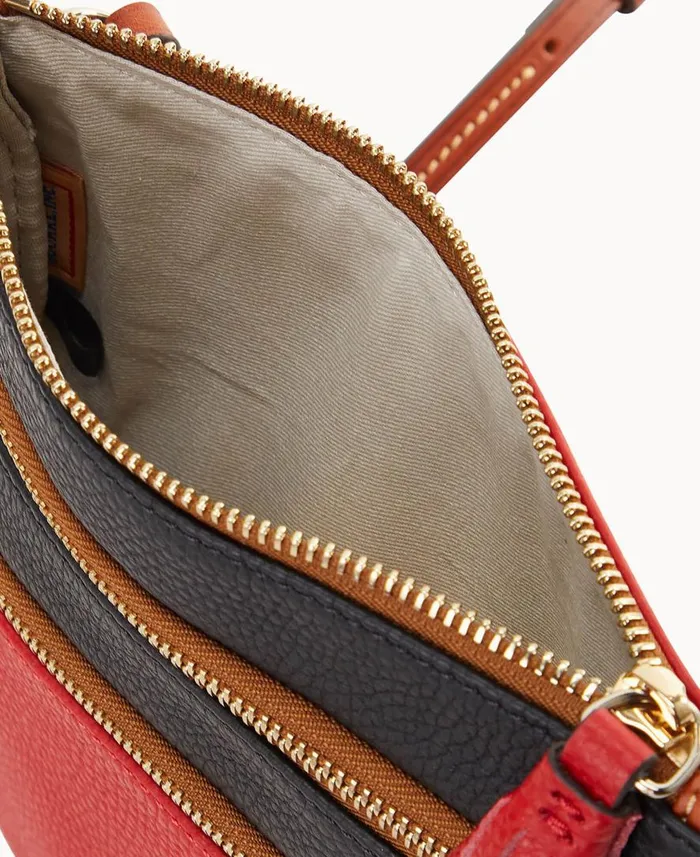 Woman NFL Chiefs Triple Zip Crossbody Chiefs Dooney and Bourke Crossbodies Woman NFL Chiefs Triple Zip Crossbody Chiefs Dooney and Bourke Crossbodies