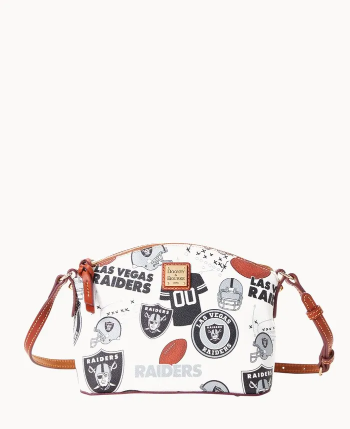 Woman NFL Raiders Suki Crossbody Raiders Dooney and Bourke Crossbodies