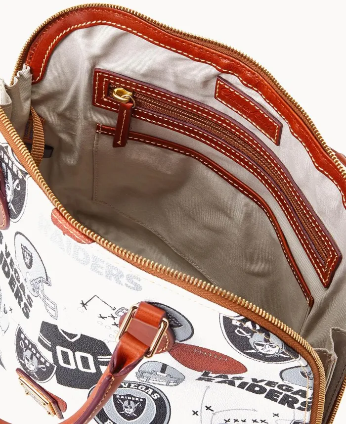 Woman NFL Raiders Zip Zip Satchel Raiders Dooney and Bourke Satchels Woman NFL Raiders Zip Zip Satchel Raiders Dooney and Bourke Satchels