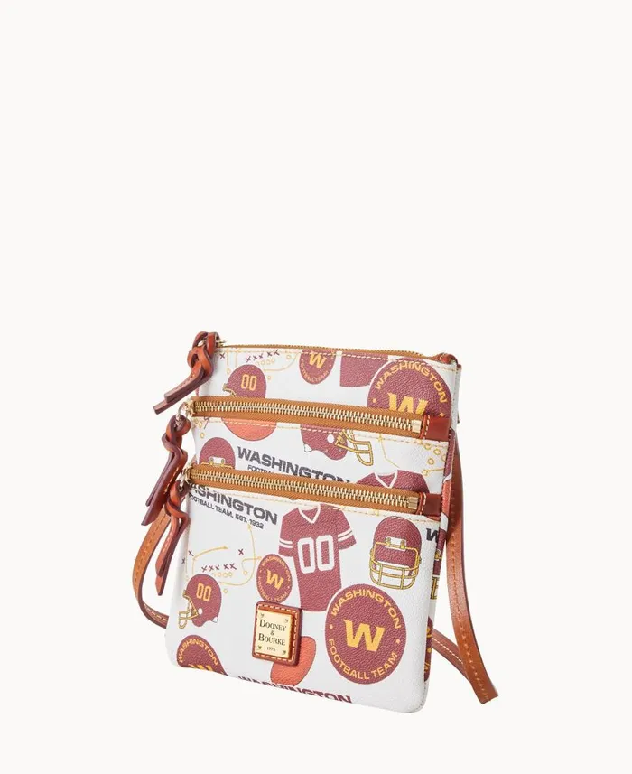 Woman NFL Washington N S Triple Zip Crossbody Washington Dooney and Bourke Crossbodies Woman NFL Washington N S Triple Zip Crossbody Washington Dooney and Bourke Crossbodies