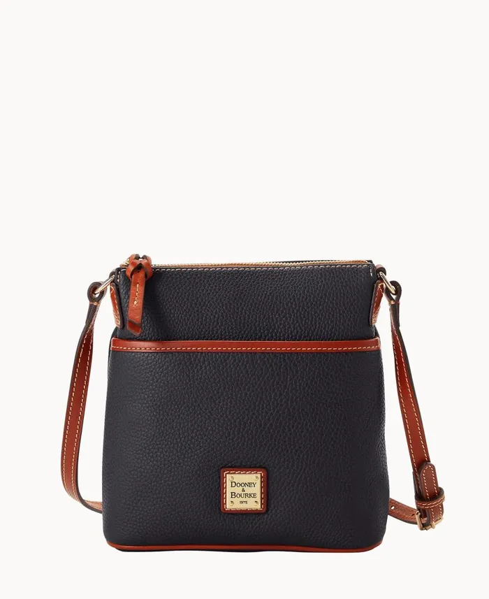 Woman Pebble Grain Small Everyday Crossbody Black Dooney and Bourke Crossbodies