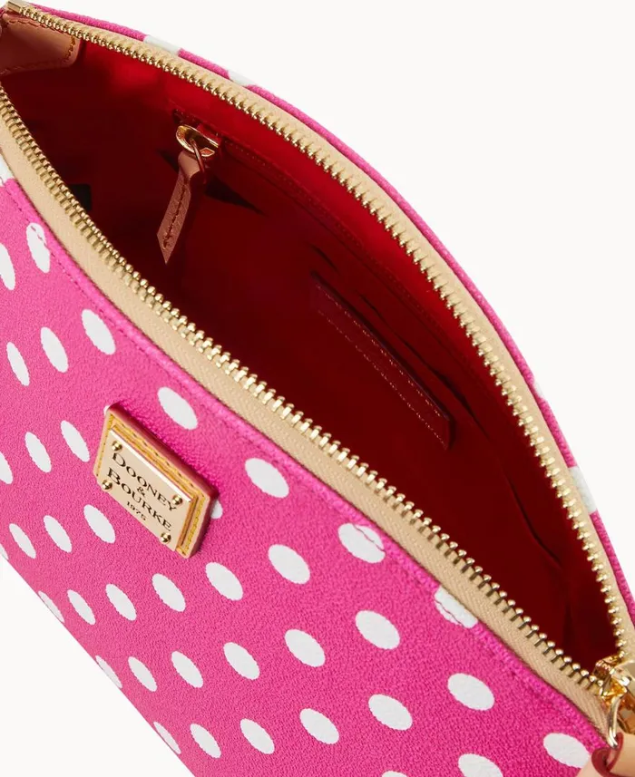 Woman Polka Dot Robin Crossbody Fuchsia Dooney and Bourke Crossbodies Woman Polka Dot Robin Crossbody Fuchsia Dooney and Bourke Crossbodies