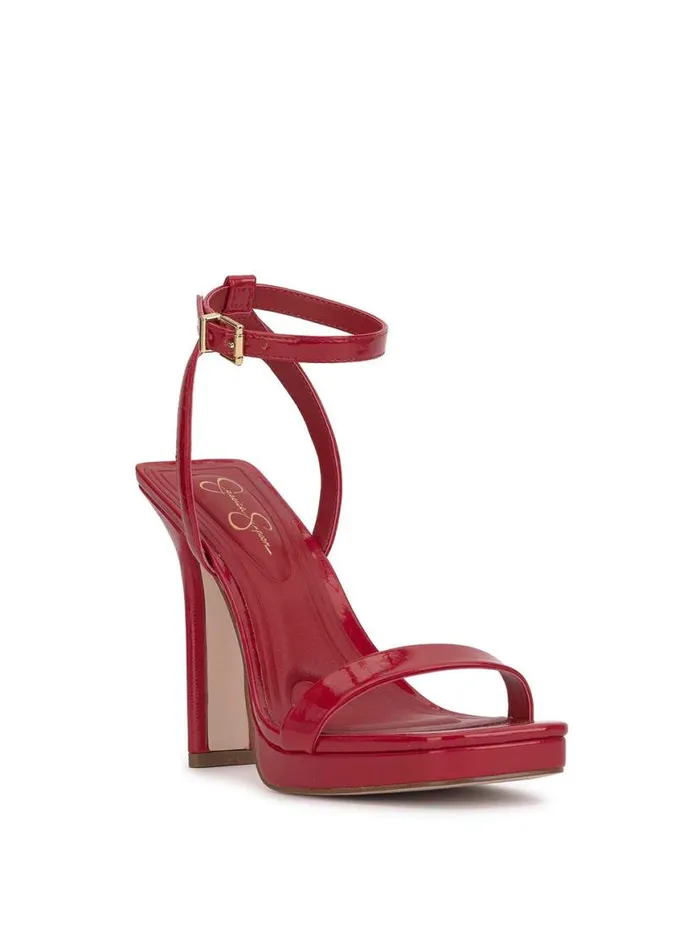 Women Adonia High Heel In Red Muse Jessica Simpson Sandals