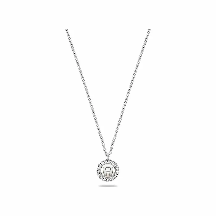 Women Aigner Jewelry Necklace With Logo And Mother Of Pearl