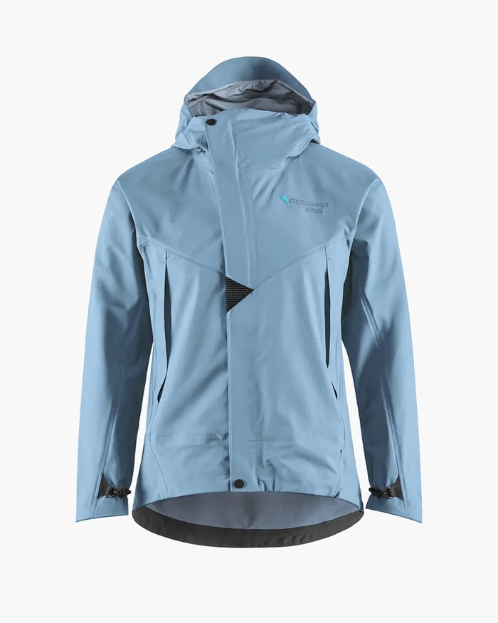 Women Asynja Lightweight Cutan Jacket Blue Granit Klttermusen Waterproof Jackets