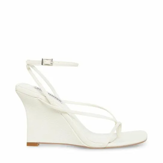 Women ATTINA WHITE White Steve Madden Sandals
