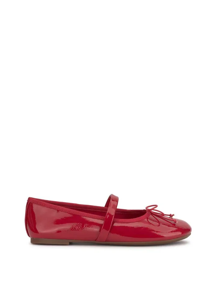 Women Azalina Mary Jane Flat In Red Muse Jessica Simpson Flats