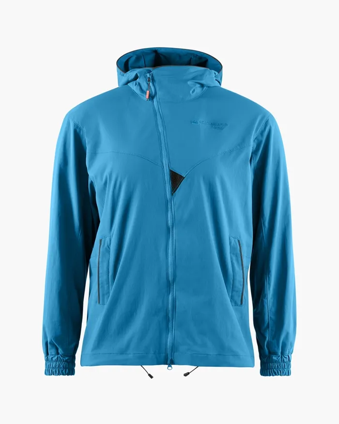Women Bestla Zip Hood Wind Jacket Blue Sapphire Klttermusen Down and Insulated Jackets