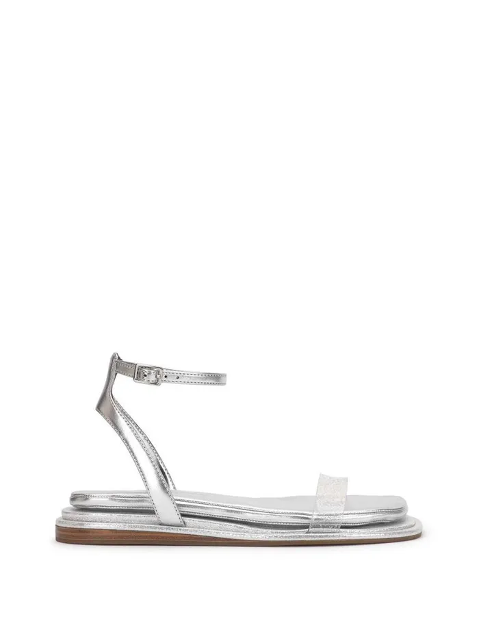 Women Betania Sandal In Silver Jessica Simpson Flats