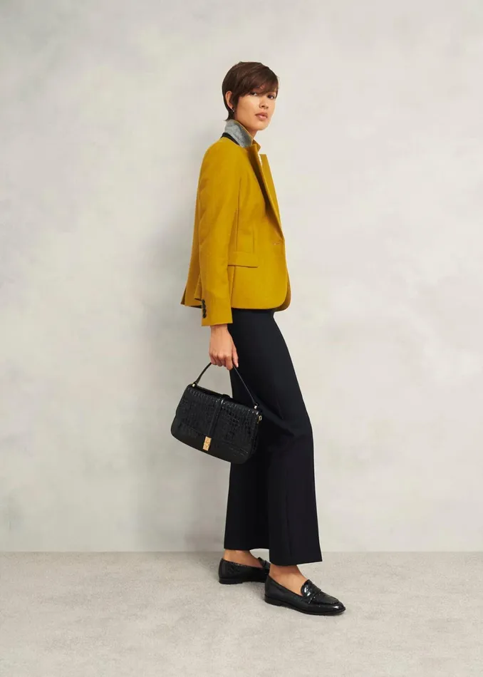 Women Blake Wool Jacket Ochre Hobbs Coats and Jackets