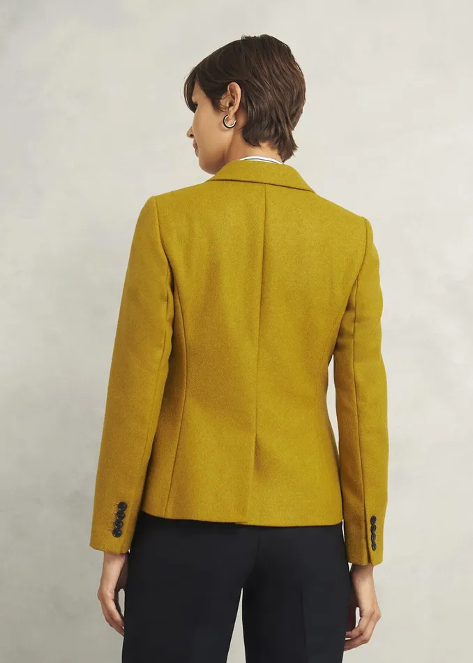 Women Blake Wool Jacket Ochre Hobbs Coats and Jackets