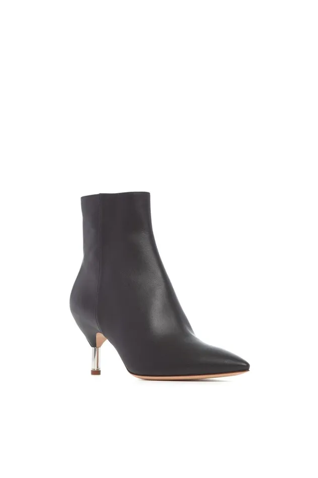 Women Boots Gabriela Hearst Valeria Heeled Boot In Black Leather