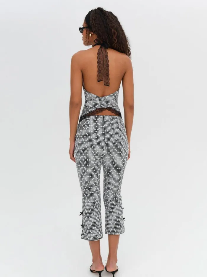 Women Bottoms For Love and Lemons Mimi Capri Pants Black Women Bottoms For Love and Lemons Mimi Capri Pants Black
