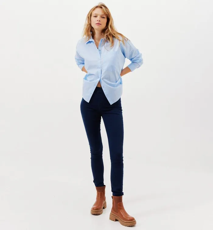 Women Canvas Jeggings 8211 Rinse Denim Promod Jeans