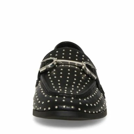 Women CARRINES BLACK Black Steve Madden Loafers and Flats Women CARRINES BLACK Black Steve Madden Loafers and Flats