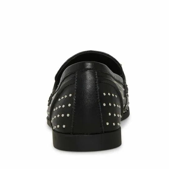 Women CARRINES BLACK Black Steve Madden Loafers and Flats Women CARRINES BLACK Black Steve Madden Loafers and Flats