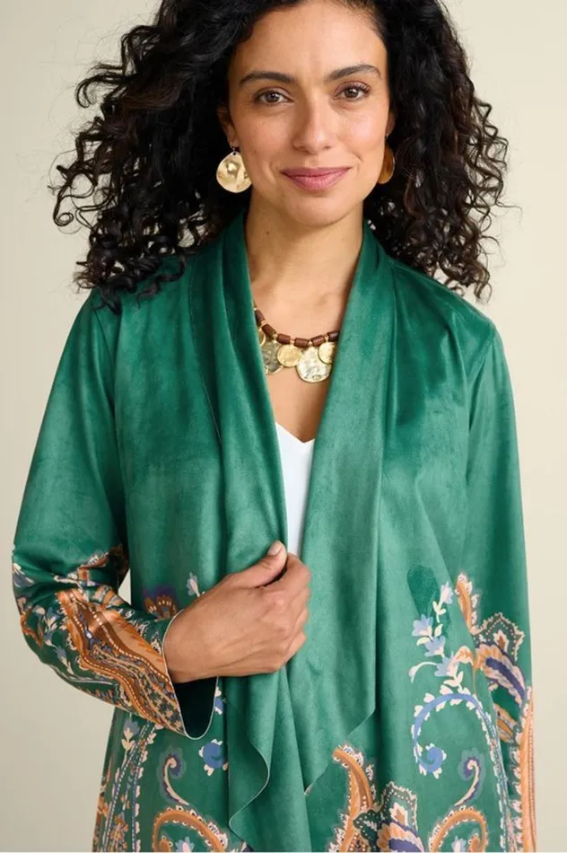 Women Chouteau Faux Suede Jacket Cascading Brd S Soft Surroundings Toppers Women Chouteau Faux Suede Jacket Cascading Brd S Soft Surroundings Toppers