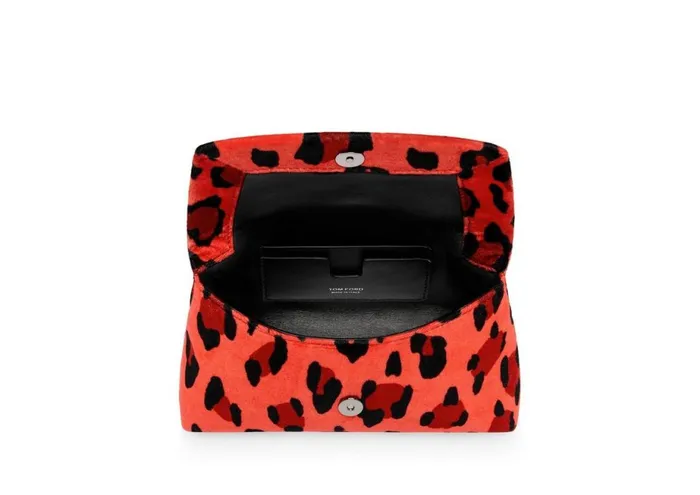 Women Clutches Tom Ford Velvet Label Mini Chain Bag Candy Red Women Clutches Tom Ford Velvet Label Mini Chain Bag Candy Red