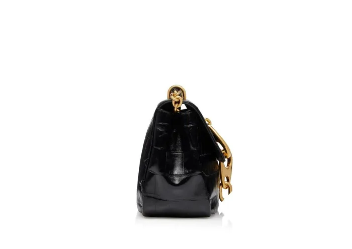 Women Cross Body Bags Tom Ford Stamped Croc Leather Carine Medium Shoulder Bag Women Cross Body Bags Tom Ford Stamped Croc Leather Carine Medium Shoulder Bag