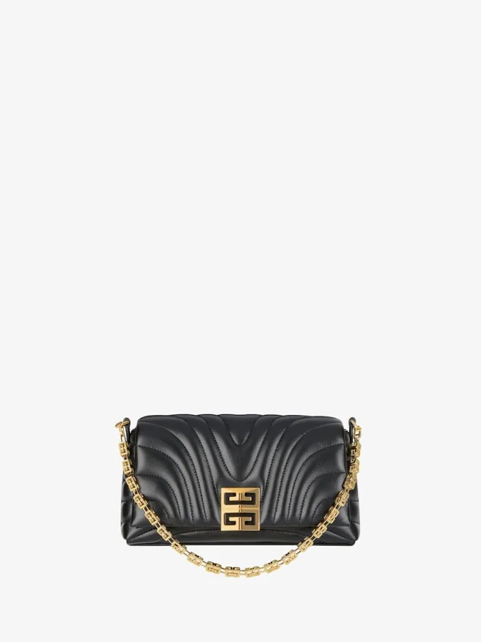 Women Crossbody Bags Givenchy Small 4G Soft Bag In Quilted Leather With Chain Black