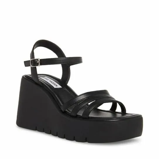Women DANE BLACK Black Steve Madden Sandals Women DANE BLACK Black Steve Madden Sandals