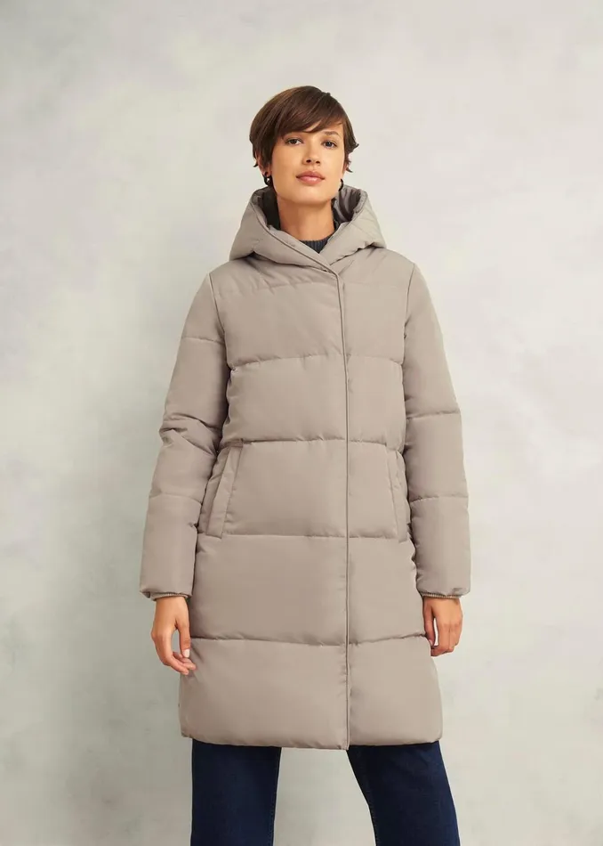 Women Darla Puffer Buff Grey Hobbs Coats and Jackets