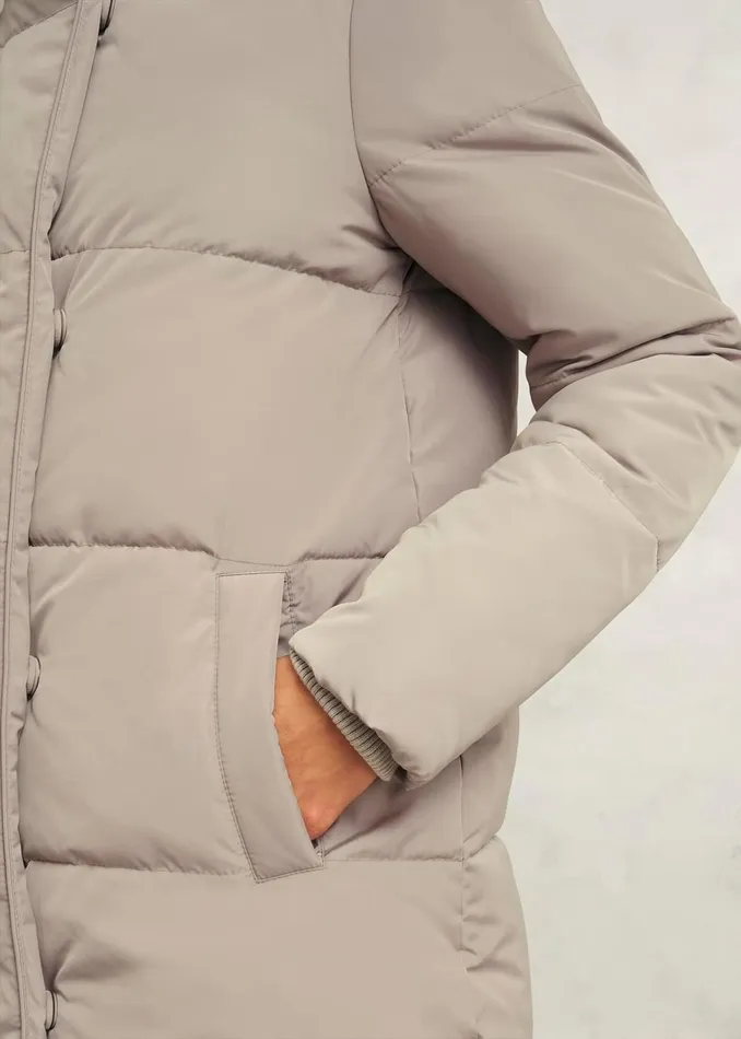 Women Darla Puffer Buff Grey Hobbs Coats and Jackets