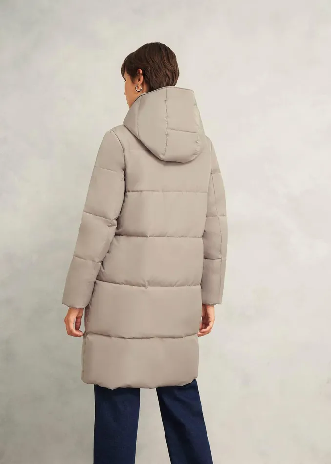 Women Darla Puffer Buff Grey Hobbs Coats and Jackets