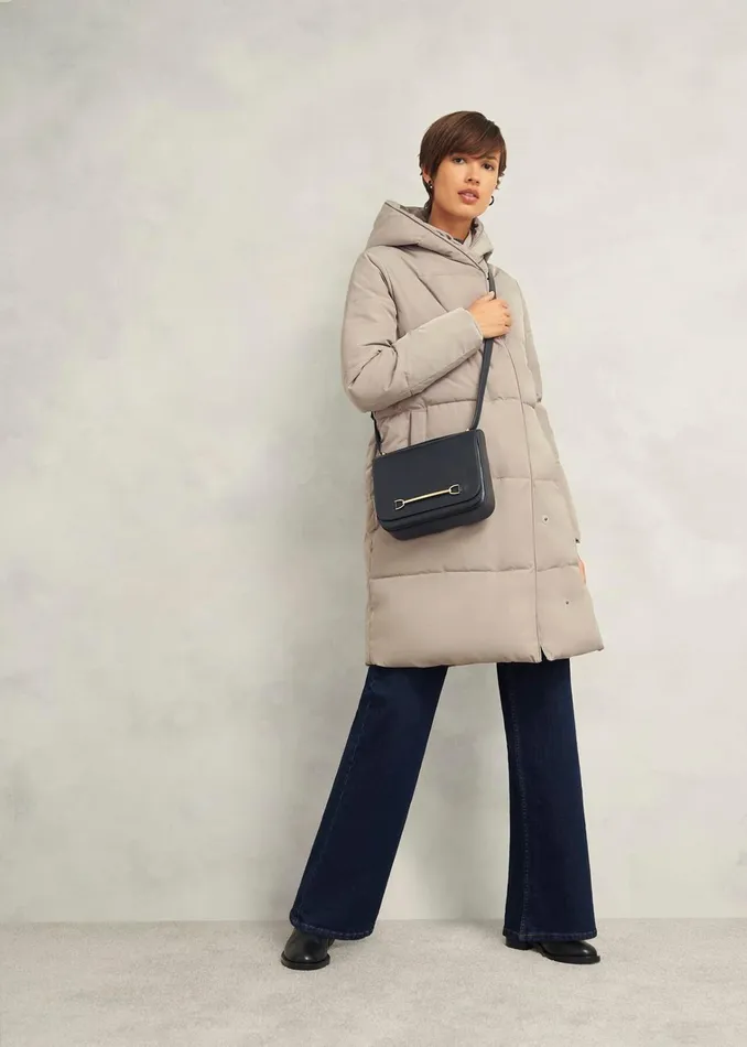 Women Darla Puffer Buff Grey Hobbs Coats and Jackets