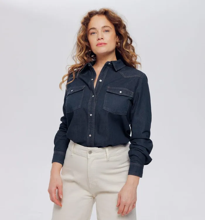Women Denim Jacket 8211 Rinse Denim Promod Shirts And Tunics