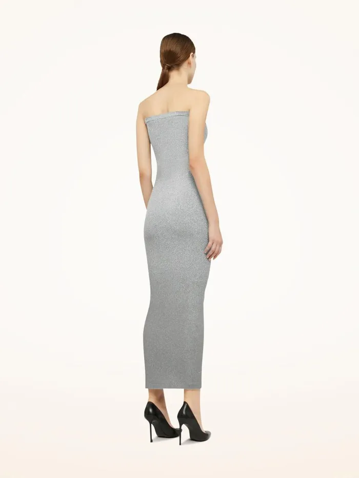Women Dresses and Skirts Wolford Fading Shine Dress Silver Shine