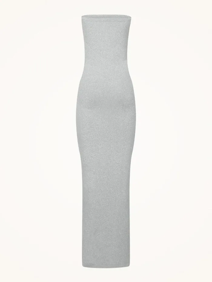 Women Dresses and Skirts Wolford Fading Shine Dress Silver Shine