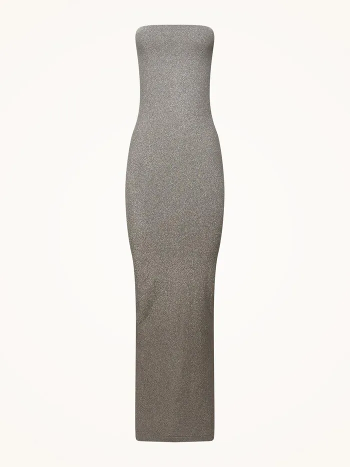 Women Dresses and Skirts Wolford Fading Shine Dress Titanium Shine