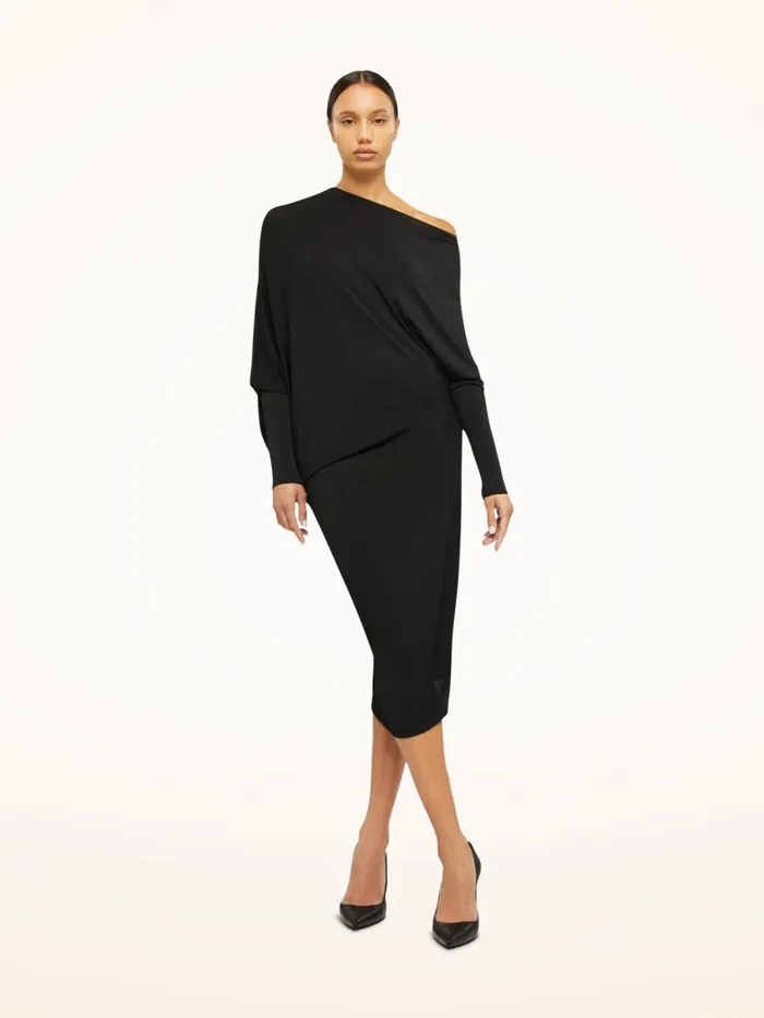 Women Dresses and Skirts Wolford Viscose Knit Dress Black