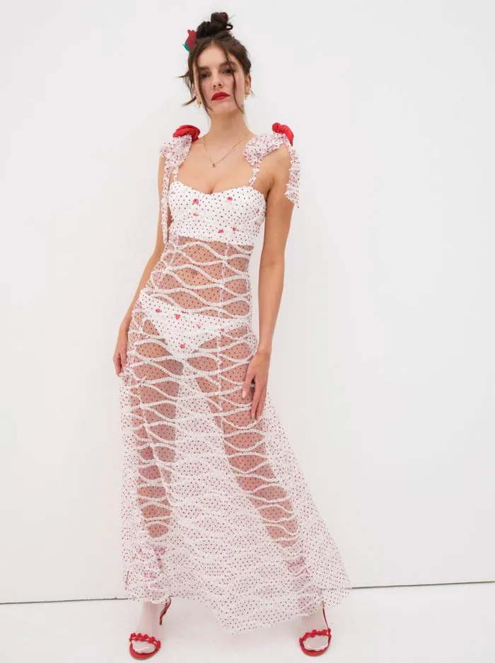 Women Dresses For Love and Lemons Giada Maxi Dress White