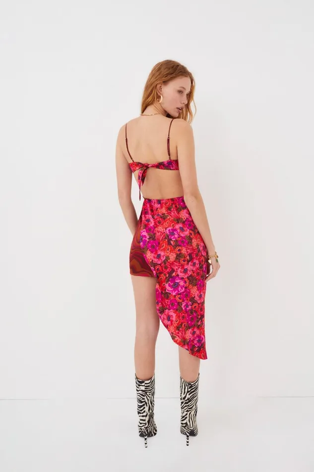 Women Dresses For Love and Lemons Rita Midi Dress Red Women Dresses For Love and Lemons Rita Midi Dress Red