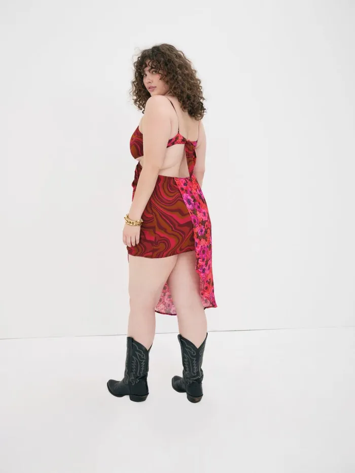 Women Dresses For Love and Lemons Rita Midi Dress Red Women Dresses For Love and Lemons Rita Midi Dress Red