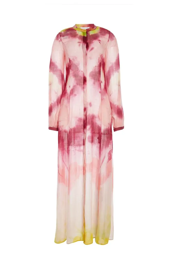 Women Dresses Gabriela Hearst Massey Dress In Multi Tie Dye Cashmere