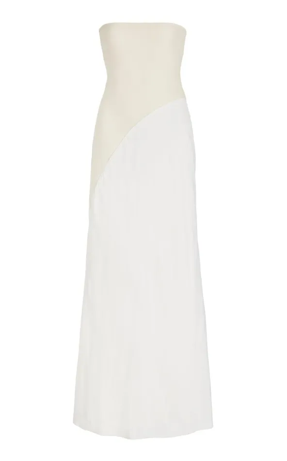Women Dresses Gabriela Hearst Penna Dress In Ivory Lightweight Wool