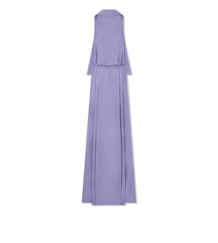 Women Dresses Tom Ford Silk Maroccaine Evening Dress Pale Parma Violet