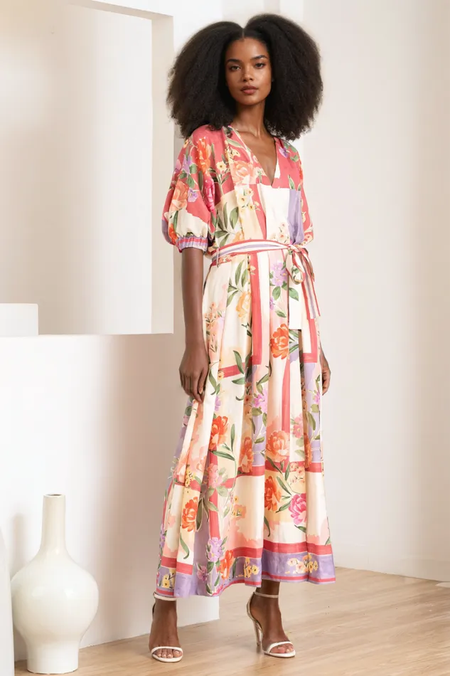 Women Dresses YUMI KIM KELSEY LINEN DRESS Mayfair Garden